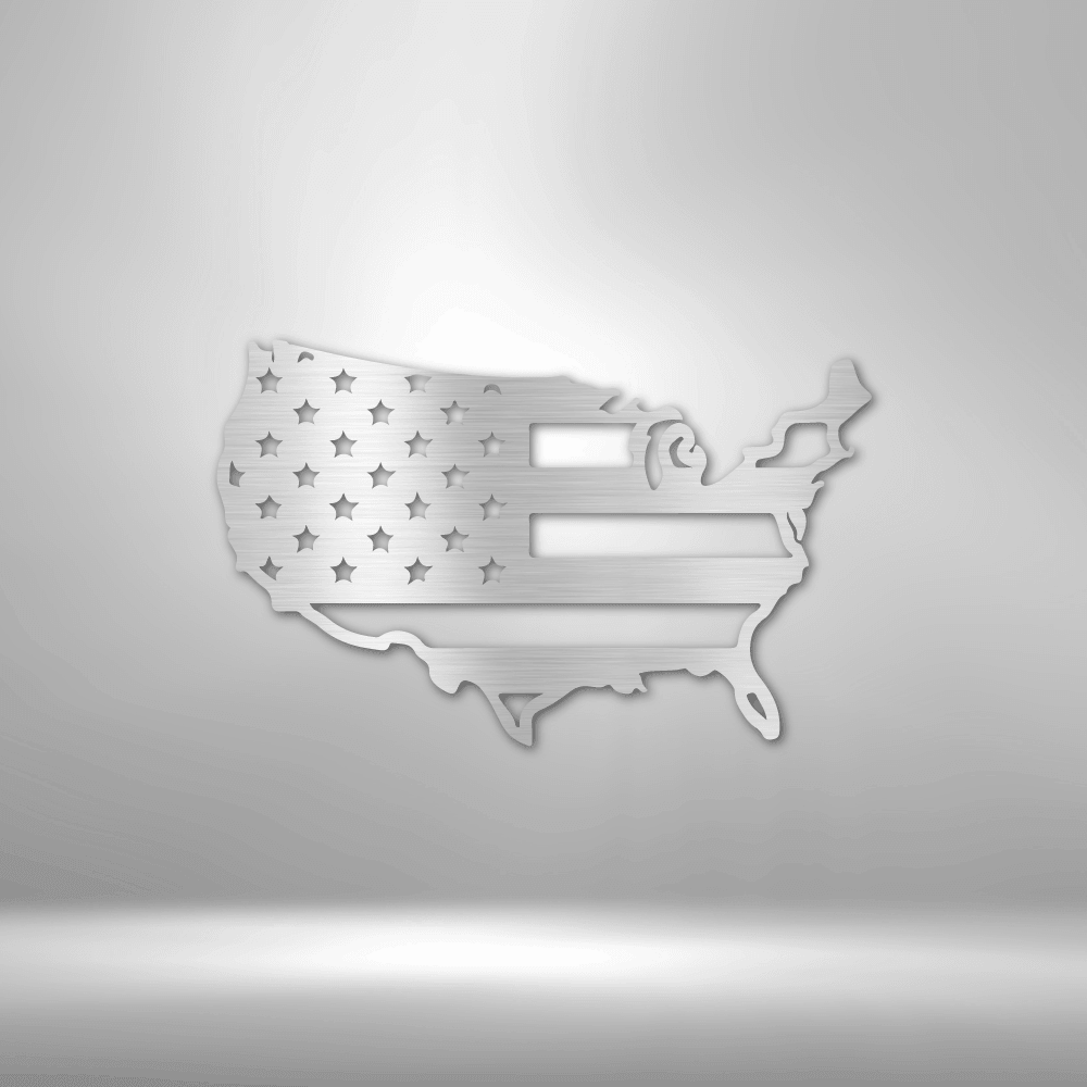 USA Flag - Steel Sign - Kim’s Signature Beauty & Accessories    (Store description)
