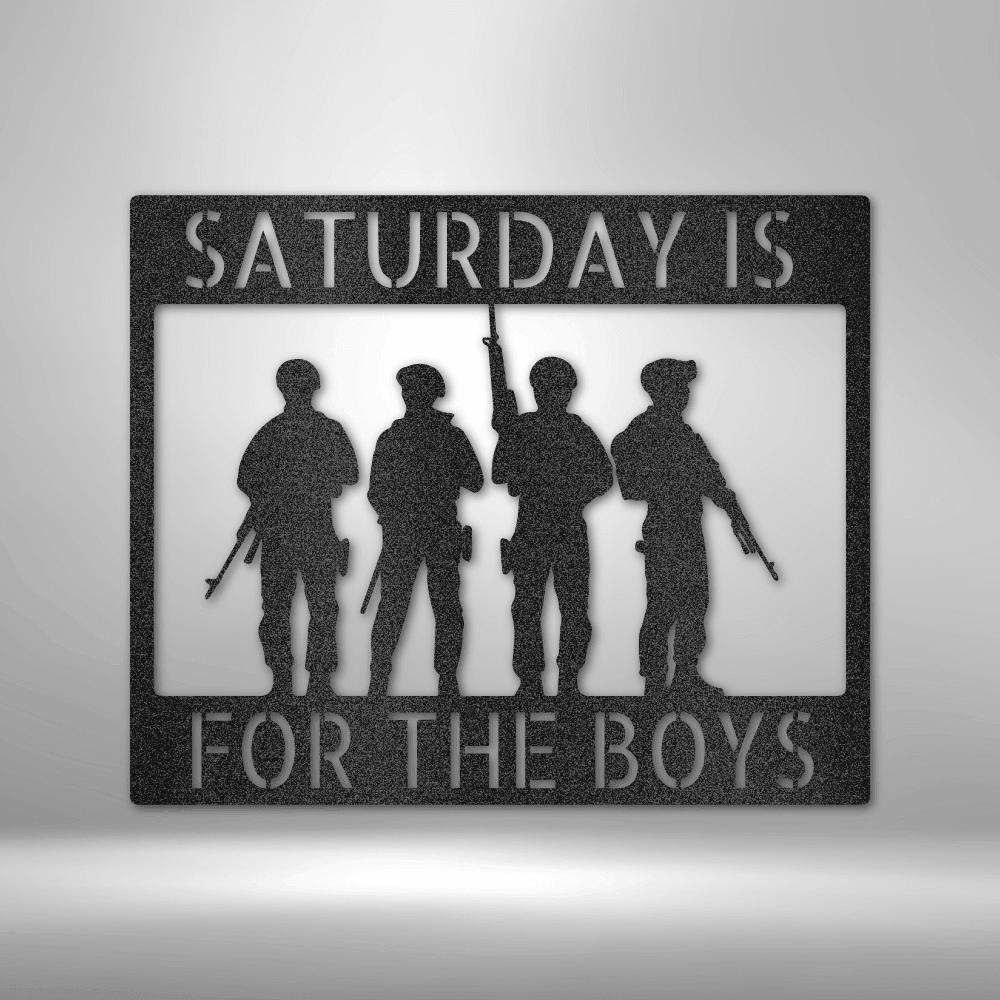 Soldier Monogram - Steel Sign - Kim’s Signature Beauty & Accessories    (Store description)