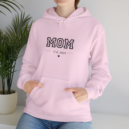 Mom Est. (Year & Names) Customized Hoodie - Kim’s Signature Beauty & Accessories    