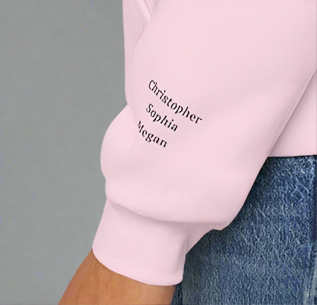 Mom Est. (Year & Names) Customized Hoodie - Kim’s Signature Beauty & Accessories    