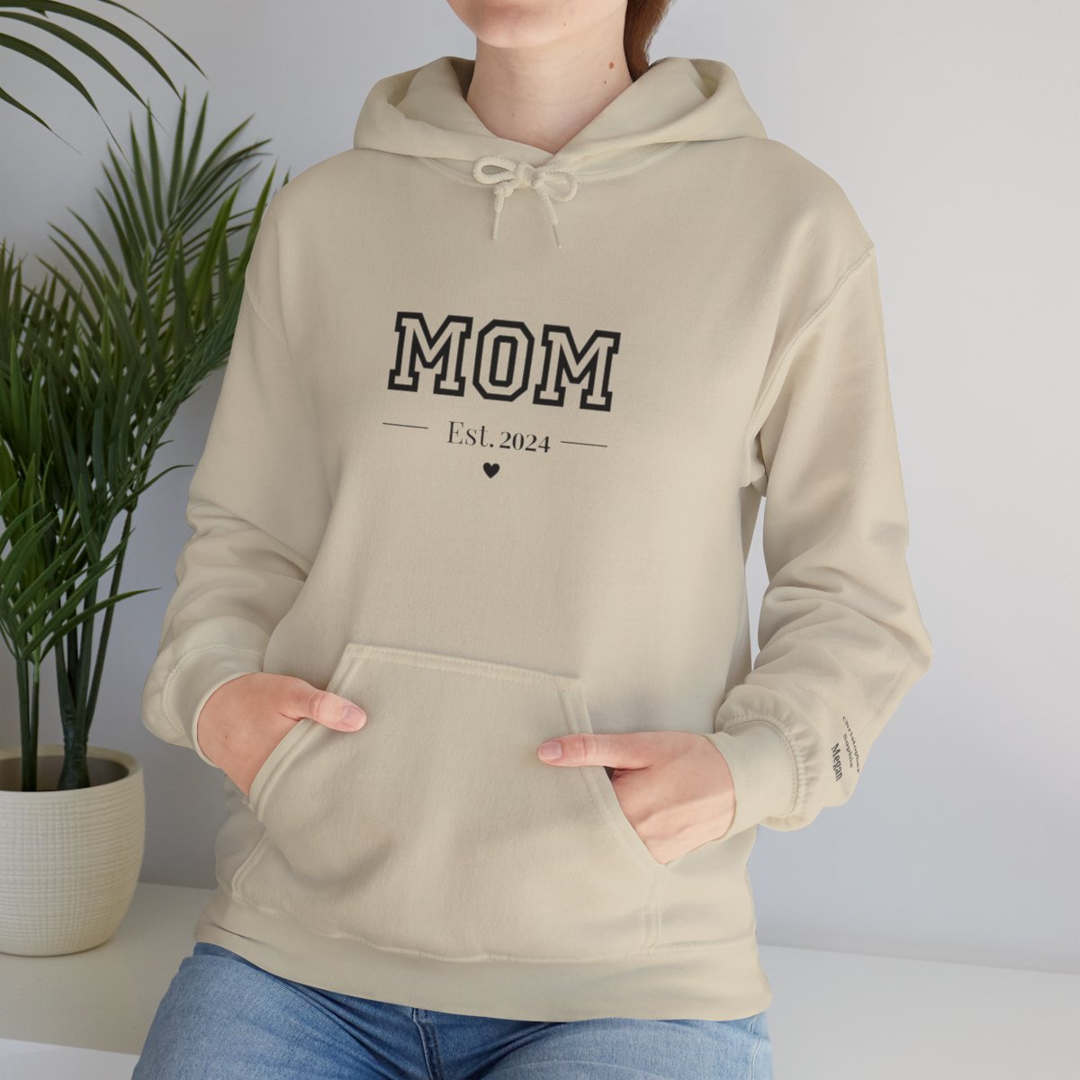 Mom Est. (Year & Names) Customized Hoodie - Kim’s Signature Beauty & Accessories    