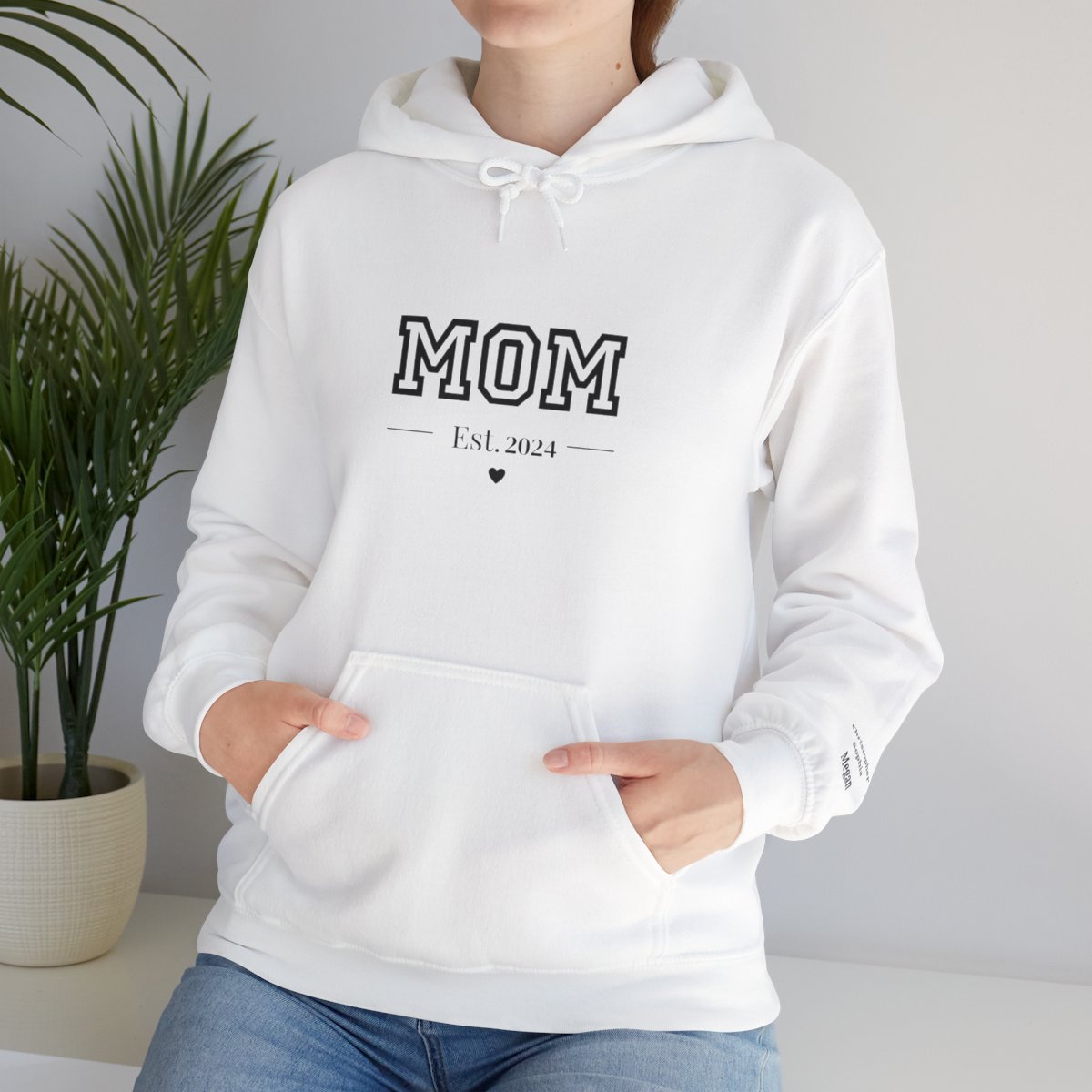 Mom Est. (Year & Names) Customized Hoodie - Kim’s Signature Beauty & Accessories    