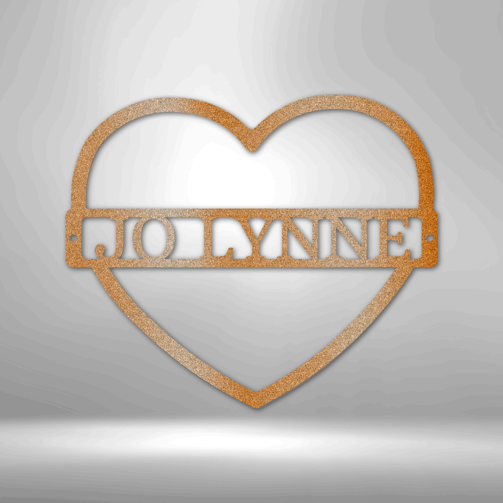 Mother's Love Monogram - Steel Sign - Kim’s Signature Beauty & Accessories    