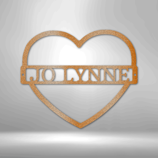 Mother's Love Monogram - Steel Sign - Kim’s Signature Beauty & Accessories    