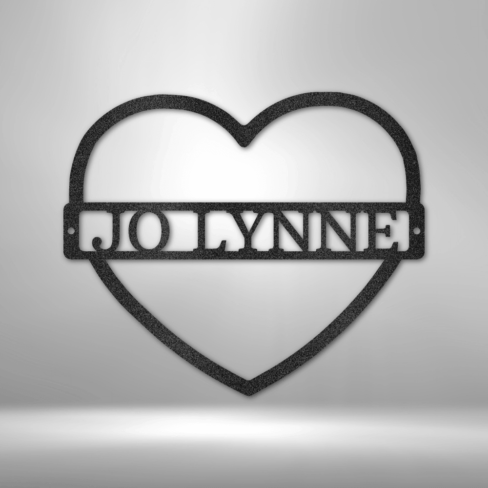 Mother's Love Monogram - Steel Sign - Kim’s Signature Beauty & Accessories    