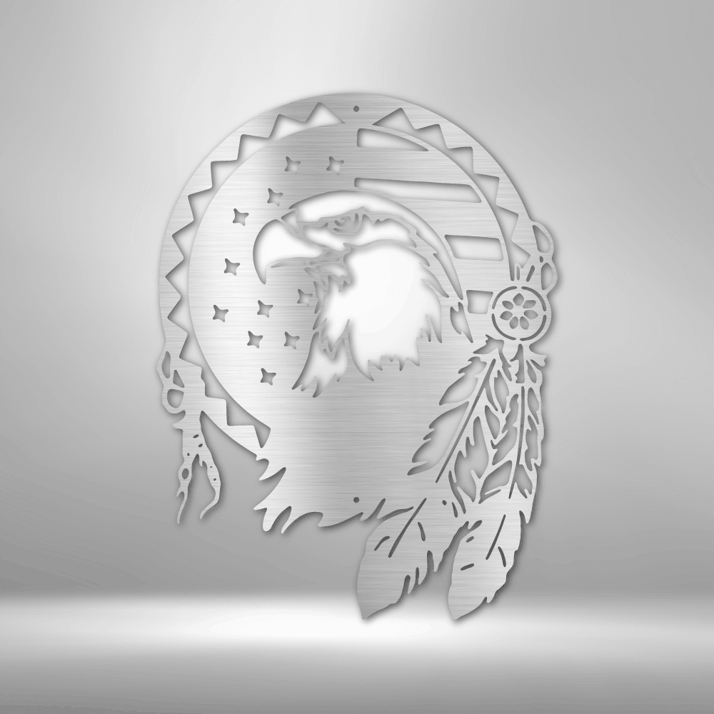 Native Eagle - Steel Sign - Kim’s Signature Beauty & Accessories    