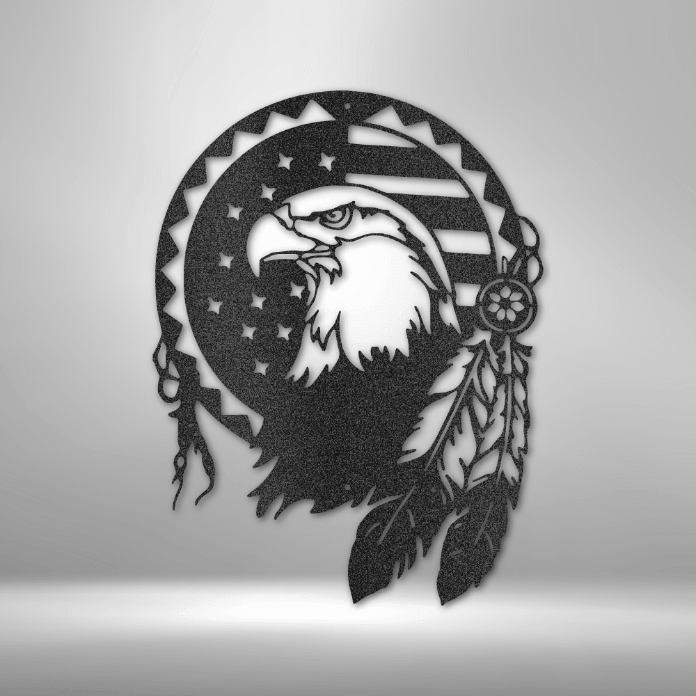 Native Eagle - Steel Sign - Kim’s Signature Beauty & Accessories    