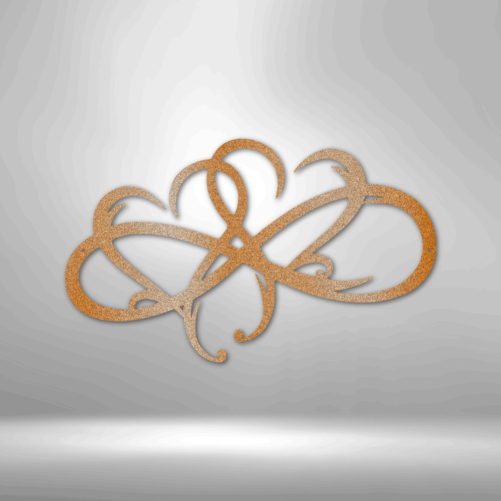 New Infinity Hearts - Steel Sign - Kim’s Signature Beauty & Accessories    