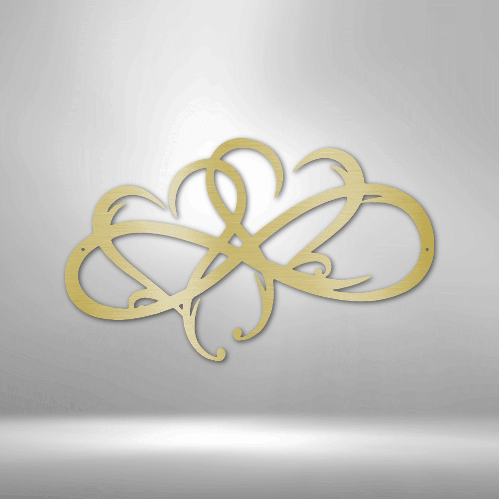 New Infinity Hearts - Steel Sign - Kim’s Signature Beauty & Accessories    