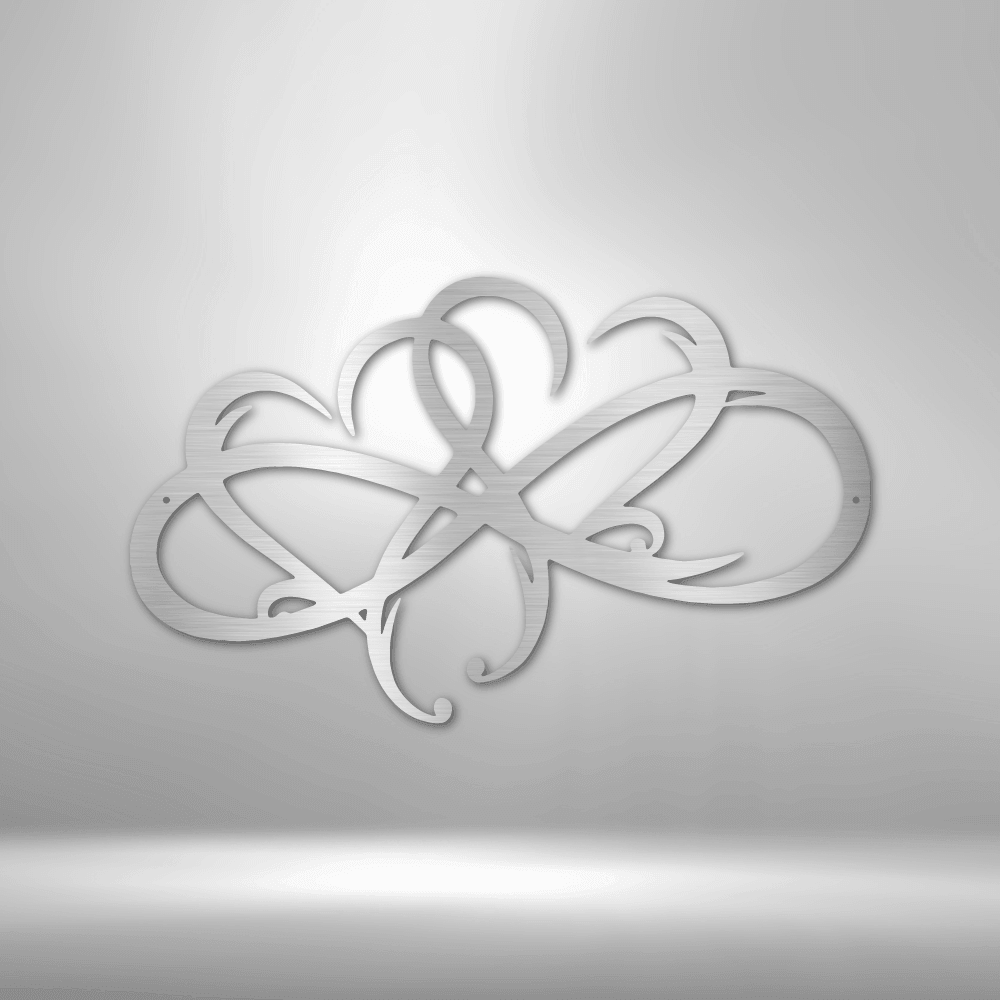 New Infinity Hearts - Steel Sign - Kim’s Signature Beauty & Accessories    