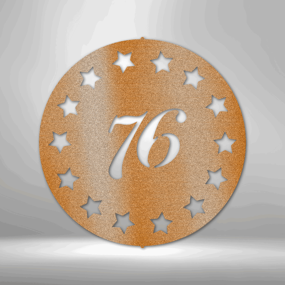 Old School 76 - Steel Sign - Kim’s Signature Beauty & Accessories    