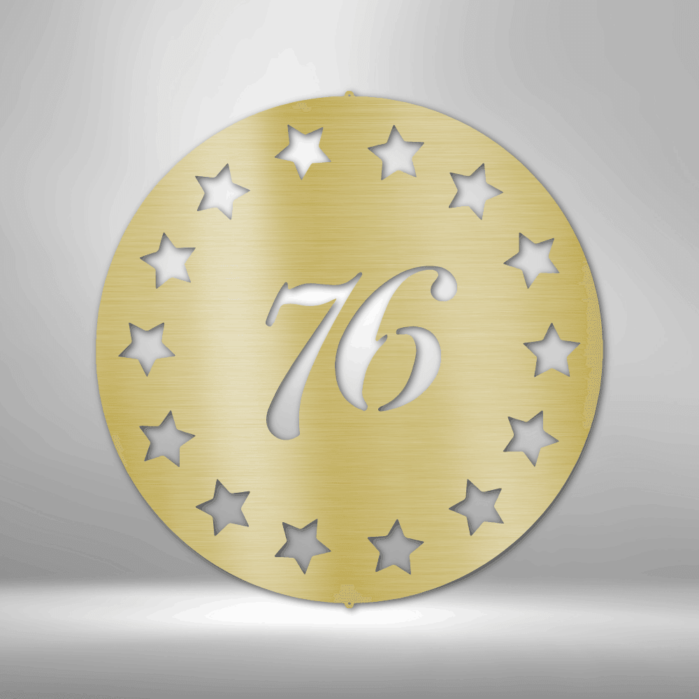Old School 76 - Steel Sign - Kim’s Signature Beauty & Accessories    