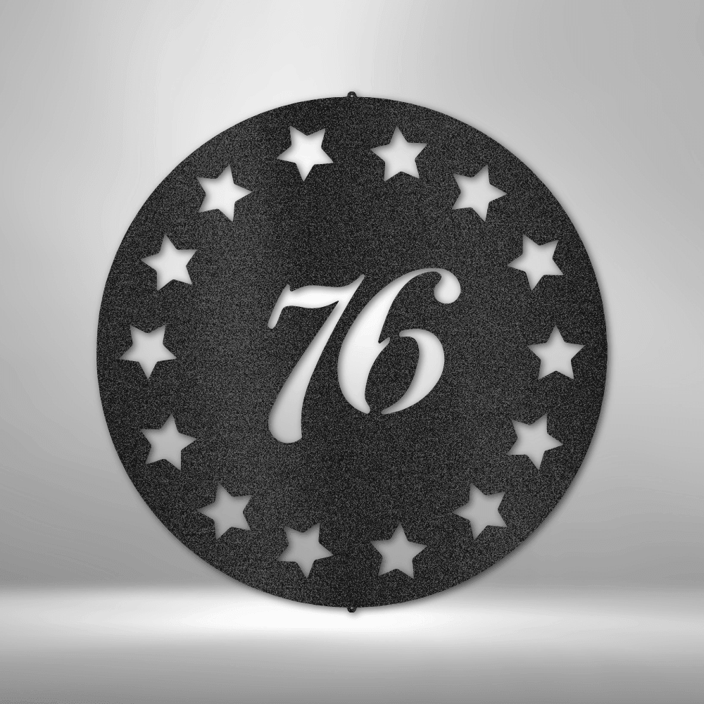 Old School 76 - Steel Sign - Kim’s Signature Beauty & Accessories    