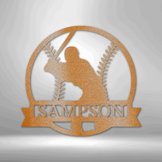 On Deck Monogram - Metal Sign - Kim’s Signature Beauty & Accessories    