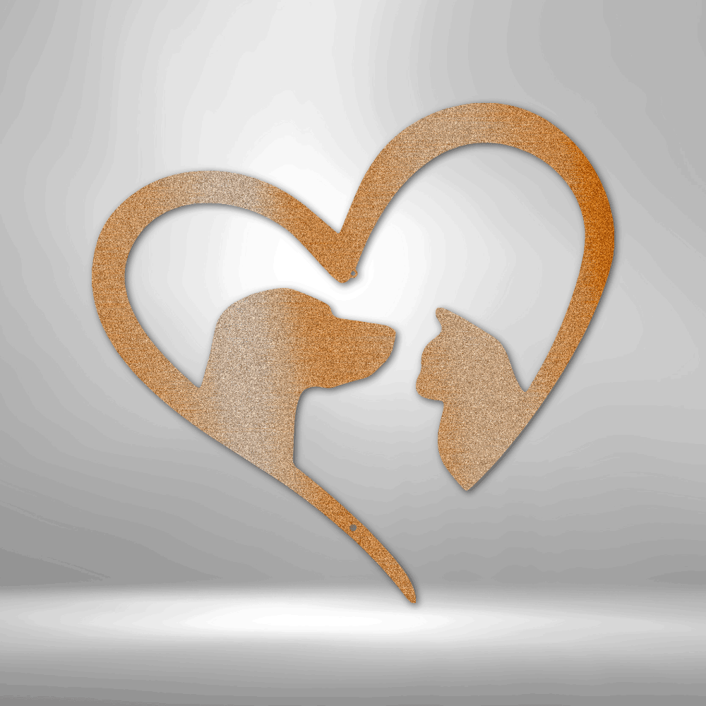 Pet Love - Steel sign - Kim’s Signature Beauty & Accessories    