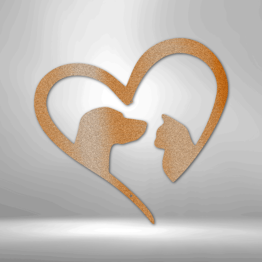 Pet Love - Steel sign - Kim’s Signature Beauty & Accessories    