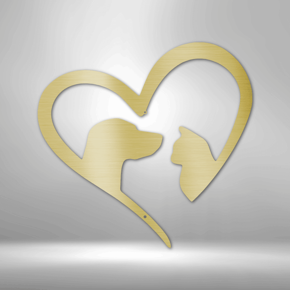 Pet Love - Steel sign - Kim’s Signature Beauty & Accessories    