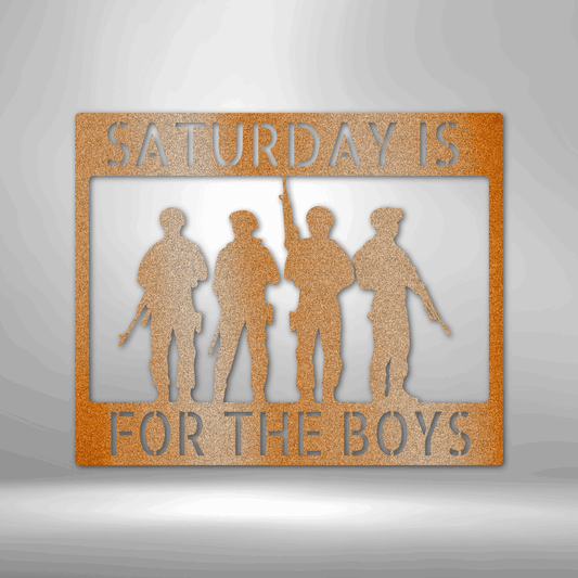 Soldier Monogram - Steel Sign - Kim’s Signature Beauty & Accessories    