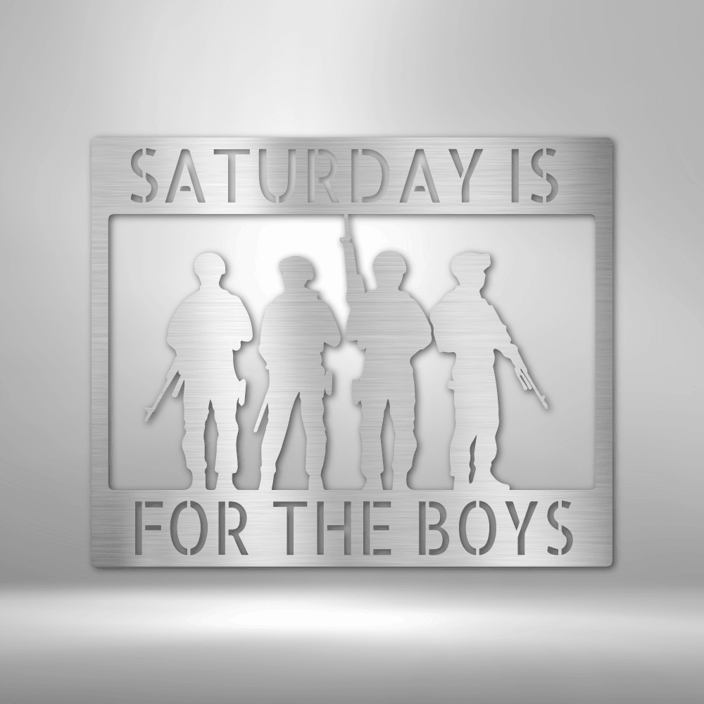 Soldier Monogram - Steel Sign - Kim’s Signature Beauty & Accessories    