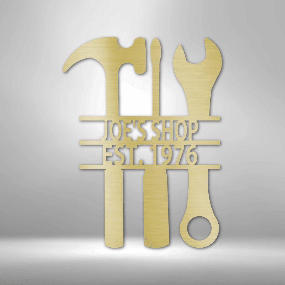 The Garage - Steel Sign - Kim’s Signature Beauty & Accessories    
