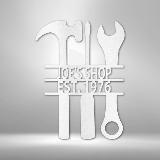 The Garage - Steel Sign - Kim’s Signature Beauty & Accessories    