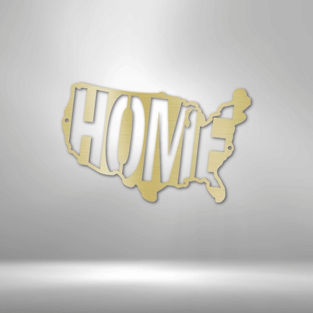 USA Home - Steel Sign - Kim’s Signature Beauty & Accessories    
