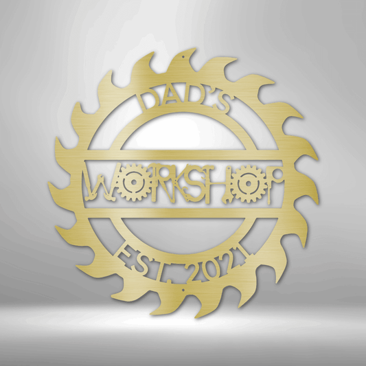 Unique Workshop Monogram - Steel Sign - Kim’s Signature Beauty & Accessories    