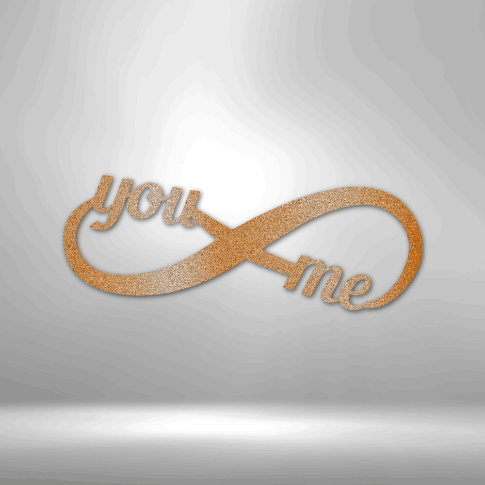 You and Me Infinity - Steel Sign - Kim’s Signature Beauty & Accessories    