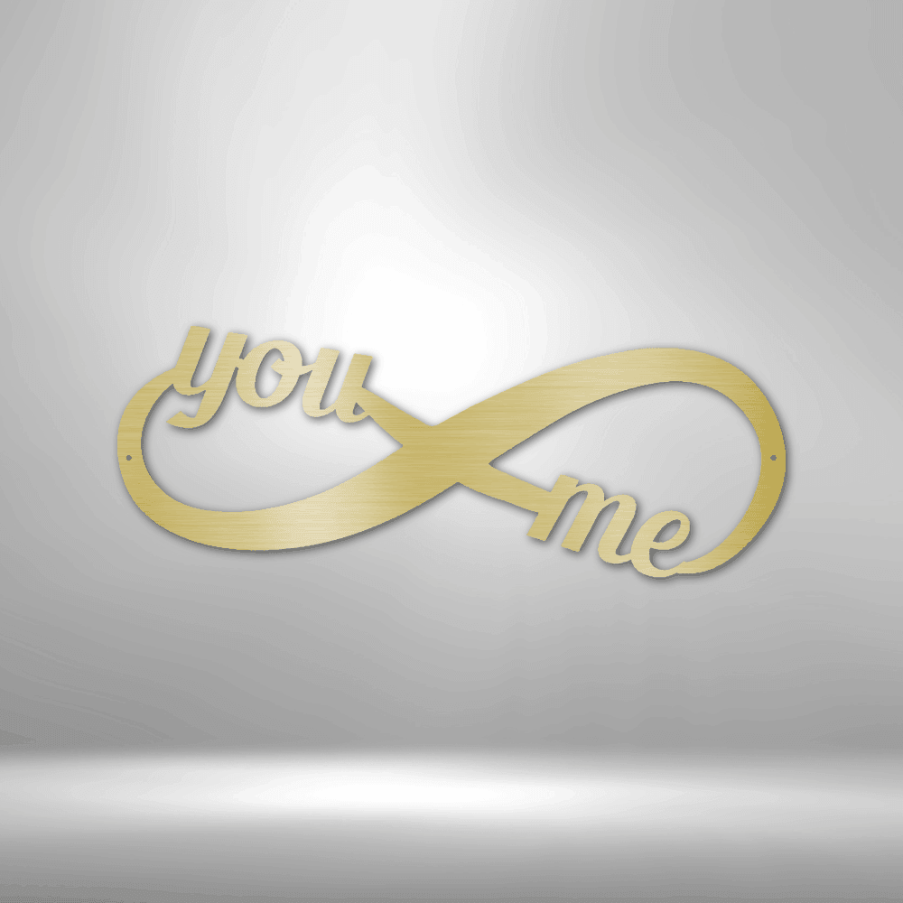 You and Me Infinity - Steel Sign - Kim’s Signature Beauty & Accessories    