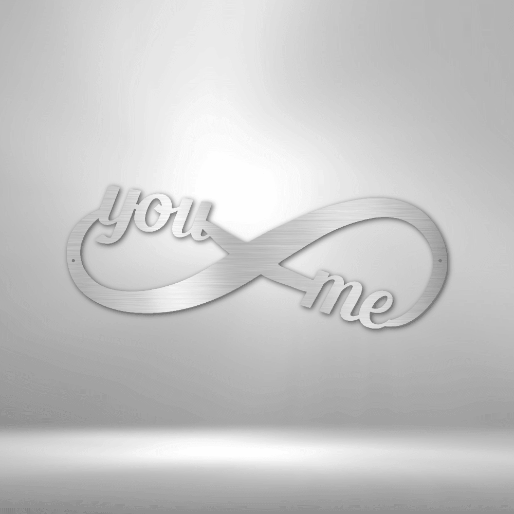 You and Me Infinity - Steel Sign - Kim’s Signature Beauty & Accessories    