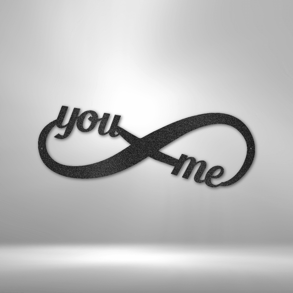 You and Me Infinity - Steel Sign - Kim’s Signature Beauty & Accessories    